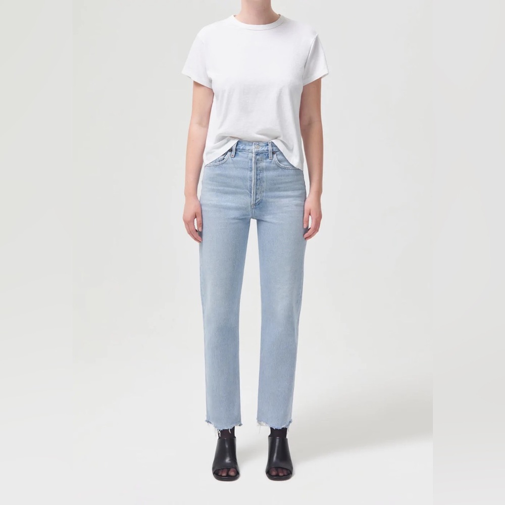 AGOLDE 90'S PINCH WAIST HIGH RISE STRAIGHT